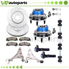 Front Contorl Arm Tie Rod End Wheel Hub Bearing Brake Rotor Pad For Lucerne Dts