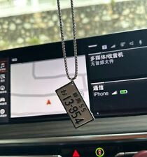Initial D Hanging License Plate Rear View Mirror Accessory Jdm Tofu Drift Anime