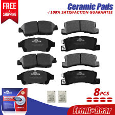 Front Rear Ceramic Brake Pads Fit For 1992 1993 1994 - 1998 1999 Toyota Camry