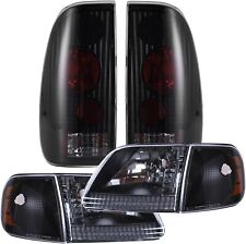 4pcs Headlights Tail Lights For 1997-2003 Ford F150 Expedition 97-03 Rear Lamps