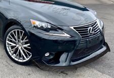 For 14-16 Lexus Is250 Is350 Carbon Look Front Bumper Body Kit Spoiler Lip 3pcs