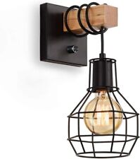 Black Wall Sconces With Dimmer Onoff Switch Vintage Cage Wall Mount Light Us