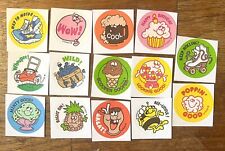 14 Trend Scratch Sniff Retro 80s Repro Stickers. Free Shipping Set 1 1980s