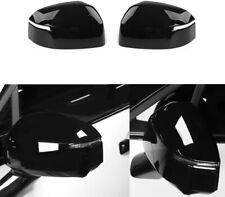 Gloss Black Side Door Rearview Mirror Cover Trim Caps For Hyundai Santa Fe 2024