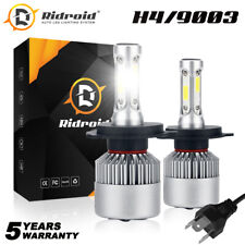 H4 9003 Led Headlight Bulbs Conversion Kit Hilow Dual Beam For Car Motorcycle