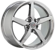 19 Chevrolet Corvette Stingray C7 Rear Pvd Chrome Wheel Rim Factory Oem 5638