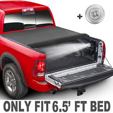 6.5ft Bed Truck Tonneau Cover For 2002-23 Dodge Ram 150025003500 Soft Roll Up