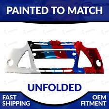 New Painted To Match Unfolded Front Bumper For 2012 2013 2014 Ford Focus