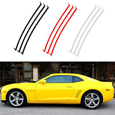 6pc Vent Insert Stripes Decal Inlay Stickers For Chevy Camaro Ss Rs Ls 2010-2015