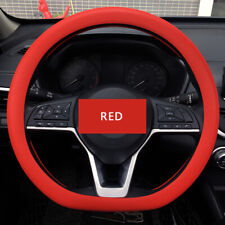 Auto Car Silicone Steering Wheel Cover Non-slip Grip Universal For 13-16.5inch