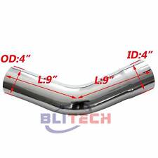 4 Idod Chrome 45 Degree Exhaust Elbow 4 Inch X 9 Arms Exhaust Pipe