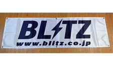 Blitz Banner 1.5x5ft Turbo Timer Jdm Harness Wrx Hks Subaru Dual Tt Valve