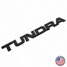 07-14 Black Tundra Letter Side Door Tailgate Nameplate Emblem Badge Logo Trd