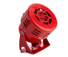 Alarm Siren Red Mini Motor Driven 12v Loud Viking Horns