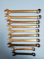 Snap-on Misc. 10 -piece Combination Wrench Lot Goex Oex Oexm Osh Sae And Metric