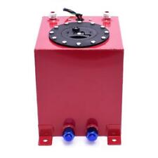 2.5 Gallon Aluminum Fuel Cell Tank Oil Level Sender Anti-slosh Foam Red
