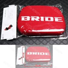 X1 Jdm Bride Racing Red Tuning Pad For Head Rest Cushion Bucket Seat Racing New
