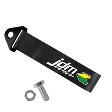 Jdm Tow Towing Black Strap Belt Car Racing Drift Rally Hook Universal X1