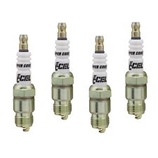 Accel Hp Copper Spark Plugs 4 Pack 0566-4 14mm Thread .460 In Reach Tapered