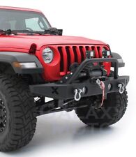 X-style Rock Crawler Front Bumperfog Light Hole For 18-23 Jeep Wrangler Jl