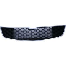 Bumper Grille For 2011-2014 Chevrolet Cruze Chrome Shell With Black Insert Front