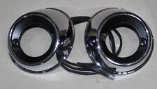 New 1967 Plymouth Barracuda Back Up Lamp Bezels