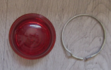 King Bee Red Dome Glass Lens 2-34 Diameter Bee Hive Lens Retainer Ring