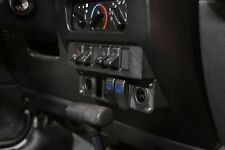 Jeep Wrangler Tj - Lj Stepped Switch Panel Fits 6 Oem 4 Carling Switches