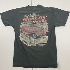 Vintage Hot Rod Muscle Car Faded Graphic T Shirt Black M Distressed