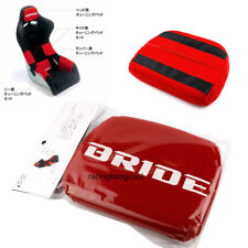 1 Pcs Jdm Bride Racing Red Tuning Pad For Head Rest Cushion Bucket Seat Racing