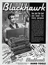 1963 Blackhawk Tools Chest Tool Set Original Print Ad