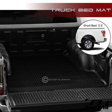For 2015-2023 Ford F150 5.5 Ft Sb Black Rubber Diamond Truck Bed Floor Mat Liner