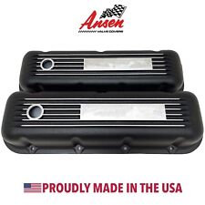 Big Block Chevy Black Finned Valve Covers - Ansen Usa - Discontinued Part