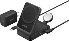 Anker Maggo 3-in-1 Wireless Charging Station Qi2 Certified 15w Magsafe For Apple