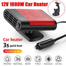 12v 1000w Car Heater Portable Electric Heating Fan Defogger Defroster Demister