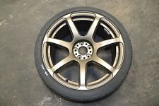 Work Emotion T7r 18x9.5 38mm One Rim And Tire Only 5x100