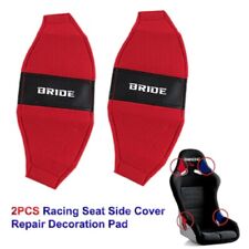 X2 Jdm Bride Racing Seat Red Side Cover Repair Decoration Pad Seat Racing