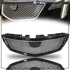Front Bumper Grill Grille Diamond For 2018-2020 Cadillac Xts Chrome