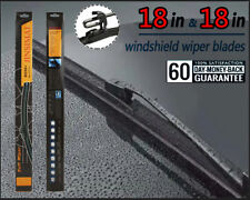 2x 18 Windshield Wiper Blades Premium Hybrid Silicone J-hook Oem High Quality