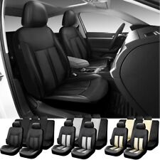 For Toyota Corolla Leather Car Seat Cover 5-seat Front Rear Protector Waterproof