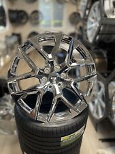 Chrome 22 Snowflake Wheels Rims Tires For Chevy Silverado Suburban Tahoe Z71