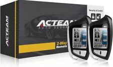 Acteam 2 Way Lcd Car Alarm System Car Security With Remote Start System Dc12v