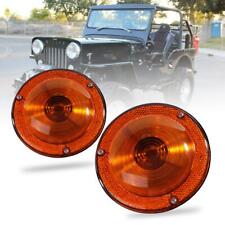 Tail Light Rear Lamp Amber Combination For Jeep Willys Cj3 Cj5 1945-1975