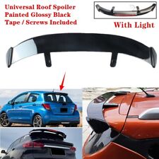Universal Fit For Toyota Yaris 2012-2018 Rear Roof Spoiler Wing Black Wlight