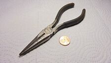 Vtg Craftsman Long Nose Pliers W Side Cutter 45102 Wf Made In Usa 6-14