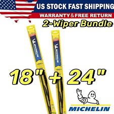 2-wipers 24 18 For Michelin Windshield Beam Wiper Blades - 25-240 25-180