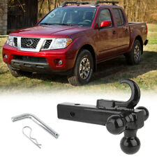2 Receiver Class Trailer Hitch Triple Ball Mount Wtow Hook For Nissan Frontier