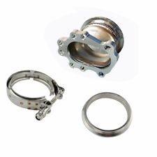 T25 T28 Gt25 Gt28 8 Bolt Turbo Exhaust Conversion Adapter To 2.5 V-band Flange