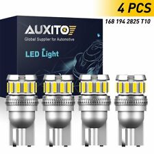 Auxito T10 Led License Plate Light Bulb 6500k Super Bright White 168 2825 194 4x