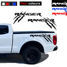 Truck Bed Vinyl Graphics Side Claw Car Decal Stickers For Ford Ranger 2pcs